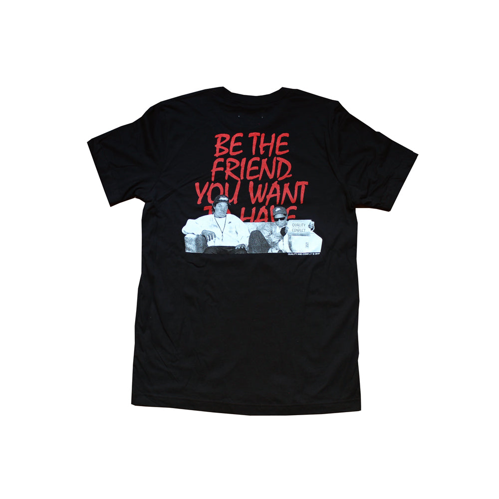 "BE THE FRIEND: CUBE AND EASY" TEE