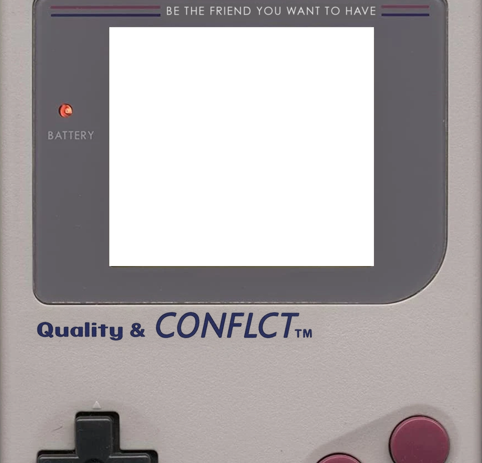 Vintage Quality and Conflict handheld